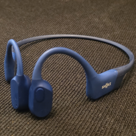 SHOKZ OpenRun - Bluetooth Wireless Open-Ear Headphones (Blue) - Picture 1 of 7